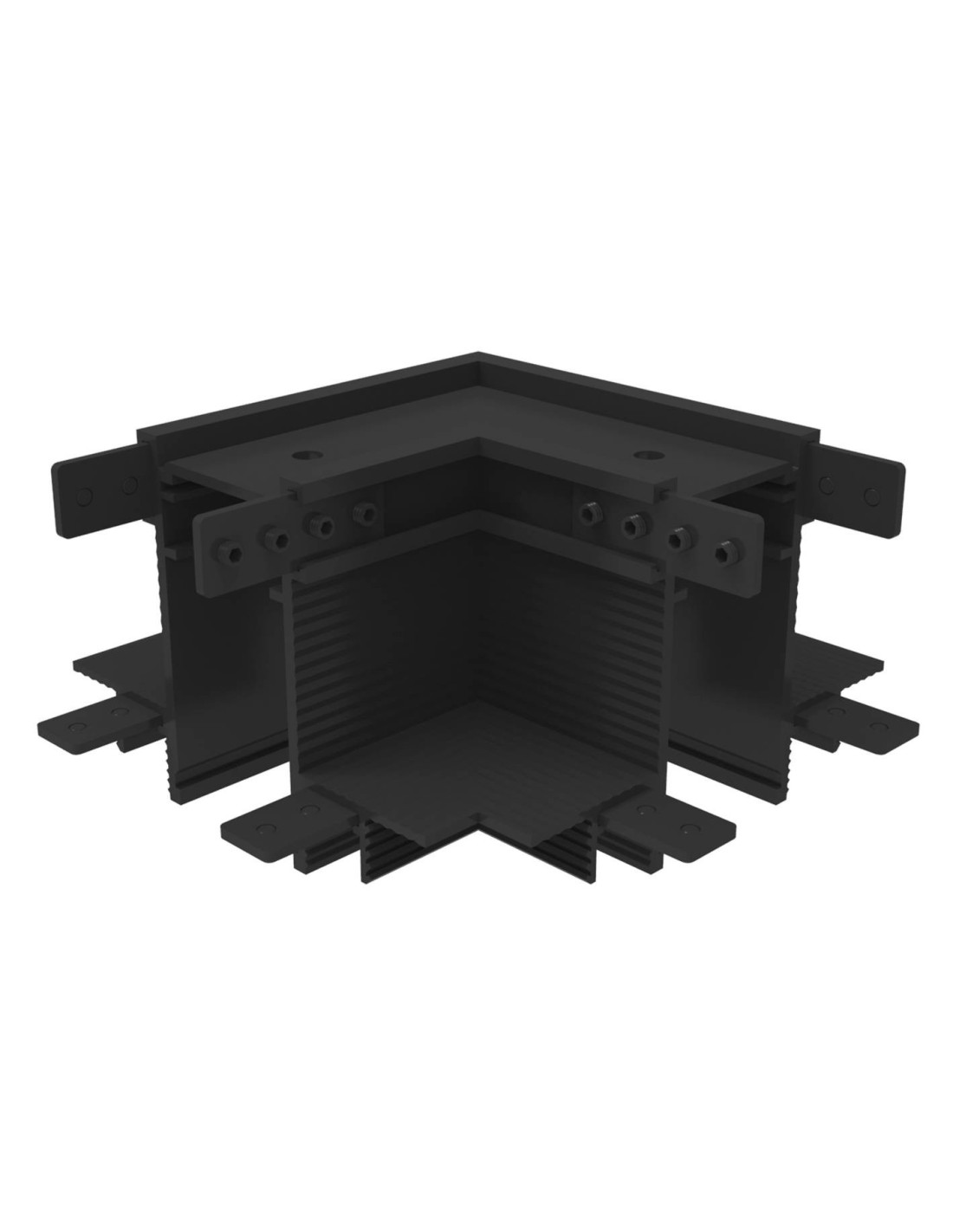 CONNEXION L 90° PLAFOND AVEC TR24805 NOIR MAT
