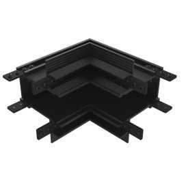 CONNEXION L 90° MUR INT AVEC TR24805 NOIR MAT