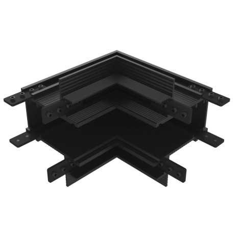 CONNEXION L 90° MUR INT AVEC TR24805 NOIR MAT