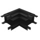CONNEXION L 90° MUR INT AVEC TR24805 NOIR MAT