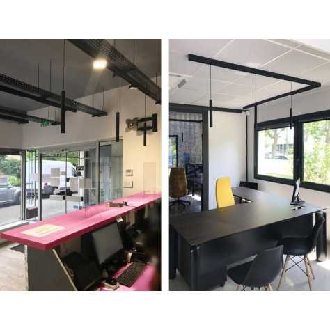 IRO 1 8W 640Lm 2700K 50° NOIR MAT