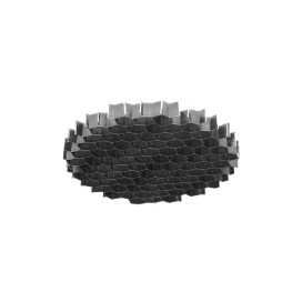 GRILLE NID D'ABEILLE DIA.71mm NOIR