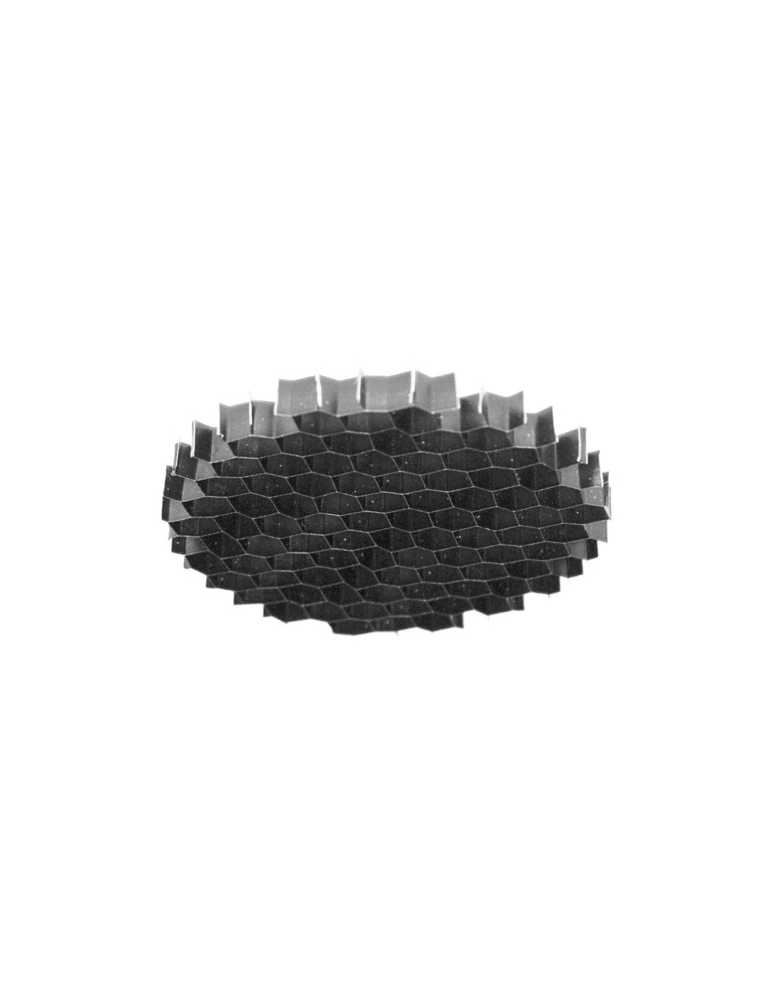 GRILLE NID D'ABEILLE DIA.71mm NOIR
