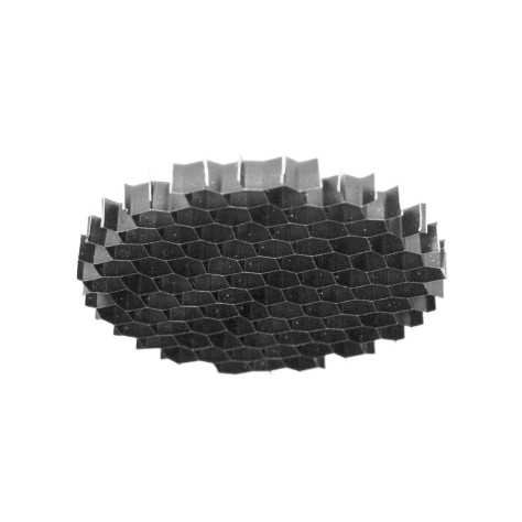 GRILLE NID D'ABEILLE DIA.83mm NOIR