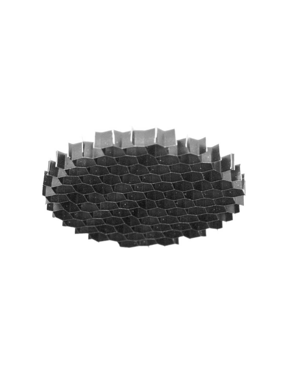 GRILLE NID D'ABEILLE DIA.83mm NOIR