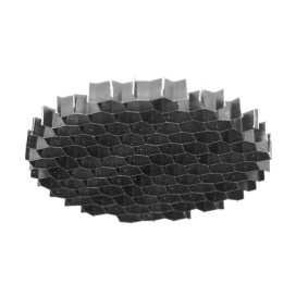 GRILLE NID D'ABEILLE DIA.100mm NOIR