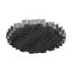 GRILLE NID D'ABEILLE DIA.100mm NOIR