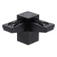 CONNEXION ELEC L 90° INTERIEUR PLAFOND NOIR MAT