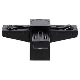 CONNEXION ELEC T DROITE PLAFOND NOIR MAT