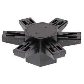 CONNEXION MECANIQUE MULTIPLE PLAFOND NOIR MAT