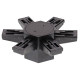 CONNEXION MECANIQUE MULTIPLE PLAFOND NOIR MAT
