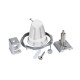KIT SUSPENSION L:150cm BLANC
