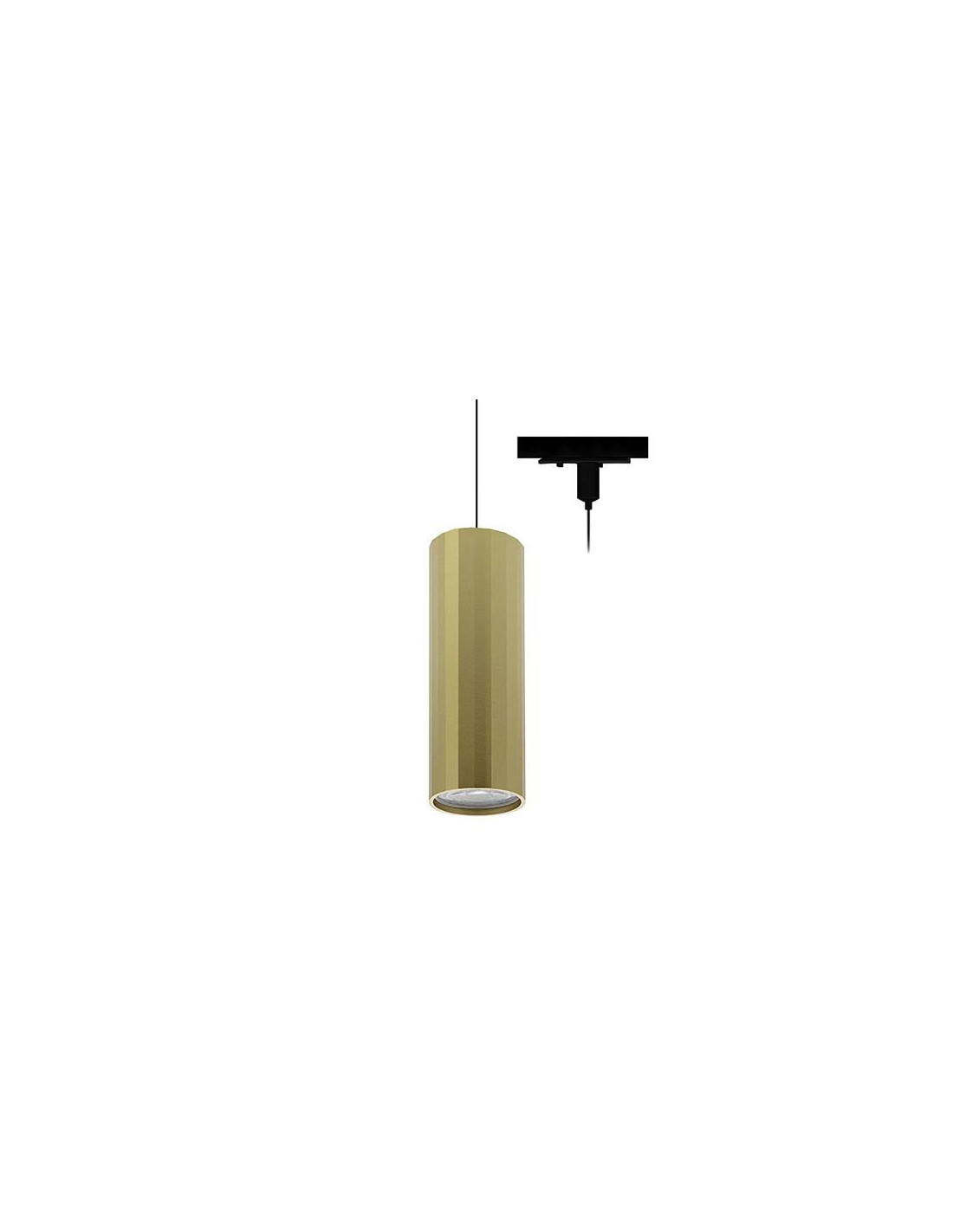 OKTO TP GU10 MAX10W PAR16 NOIR MAT - CHAMPAGNE