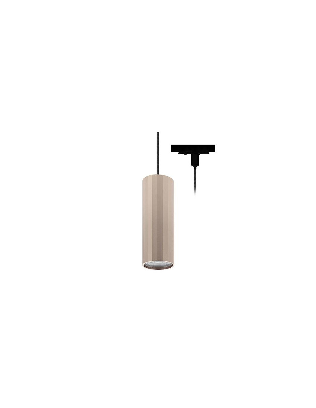 OKTO TP GU10 MAX10W PAR16 NOIR MAT - ROSE