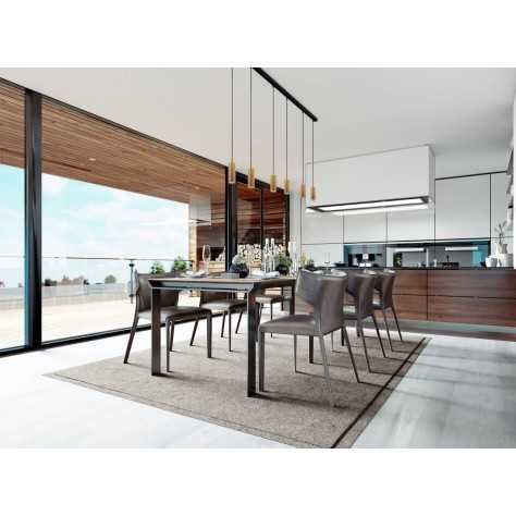 OKTO 3 TP GU10 MAX10W PAR16 NOIR MAT - OR ROSE