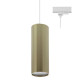 OKTO 3 TP GU10 MAX10W PAR16 BLANC MAT - CHAMPAGNE