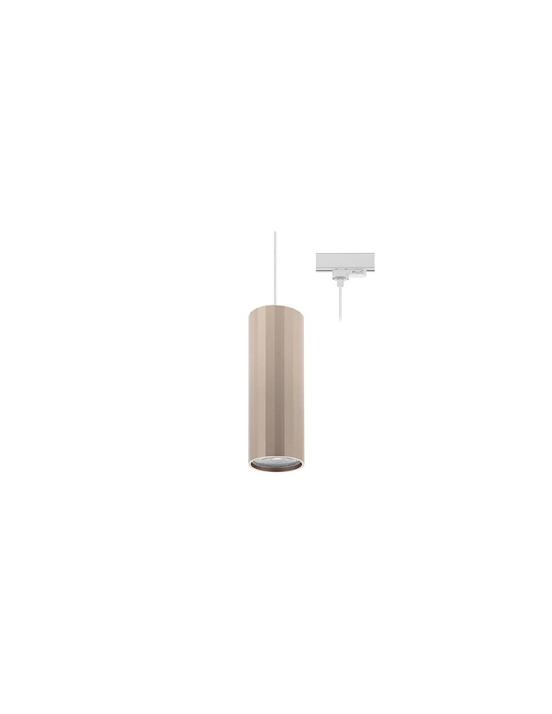 OKTO 3 TP GU10 MAX10W PAR16 BLANC MAT - ROSE