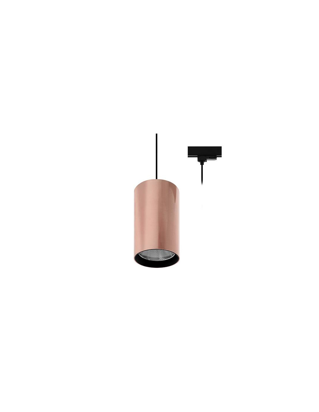 JACK 3 TP 25W 2810Lm 60° DIM NOIR MAT - OR ROSE
