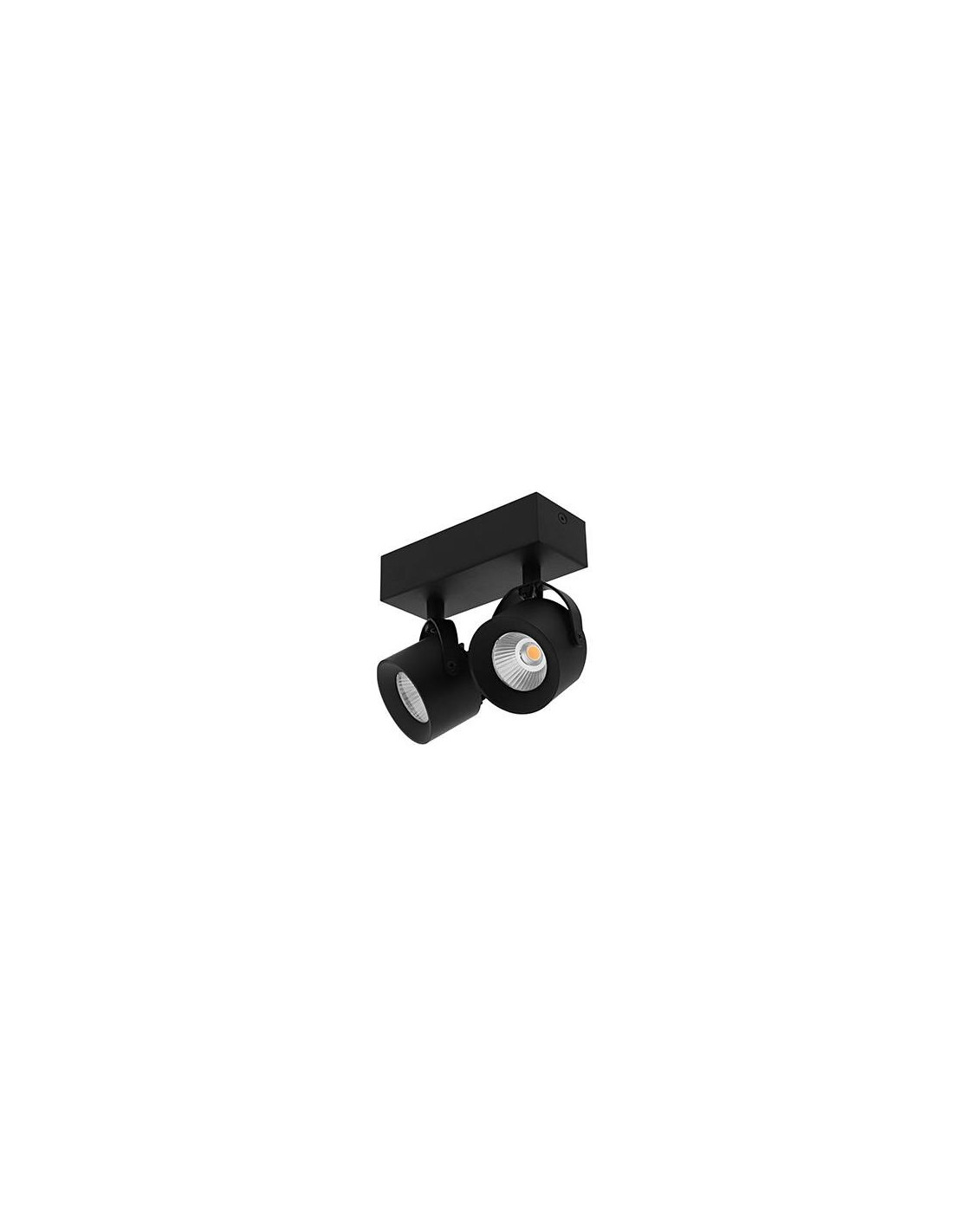 PIXA 2 2x10W 2x1200Lm 3000K 38° DIM NOIR MAT