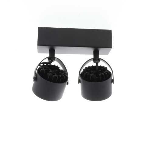 PIXA 2 2x10W 2x1200Lm 3000K 38° DIM NOIR MAT