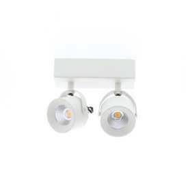 PIXA 2 2x10W 2x1200Lm 3000K 38° DIM BLANC MAT 2