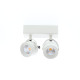 PIXA 2 2x10W 2x1200Lm 3000K 38° DIM BLANC MAT