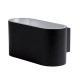 GLAM 90 10W 1010Lm 3000K NOIR MAT - ARGENT