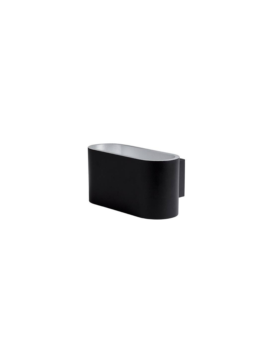 GLAM 90 10W 1010Lm 3000K NOIR MAT - ARGENT