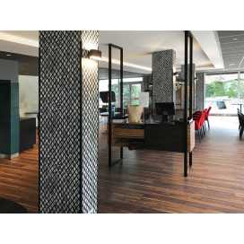 GLAM 90 10W 1010Lm 3000K NOIR MAT - ARGENT 2