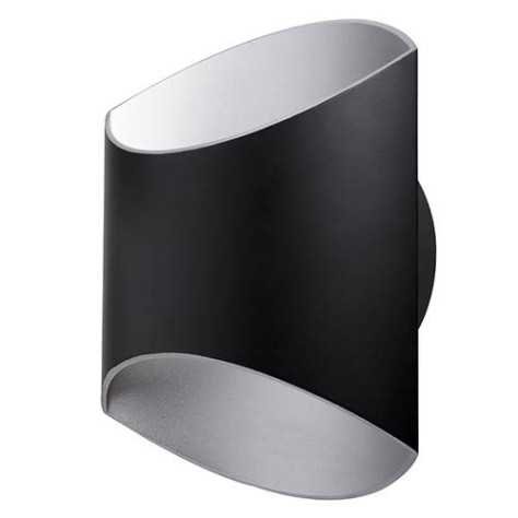 GLAM 250 12W 1010Lm 3000K NOIR MAT - ARGENT