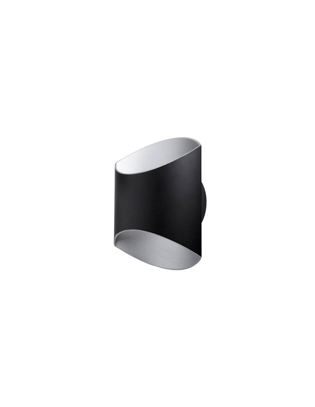 GLAM 250 12W 1010Lm 3000K NOIR MAT - ARGENT