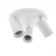 YUKO GU10 MAX 3X10W PAR16 BLANC MAT