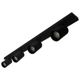 RIVA 4 GU10 MAX 4X10W PAR16 NOIR MAT