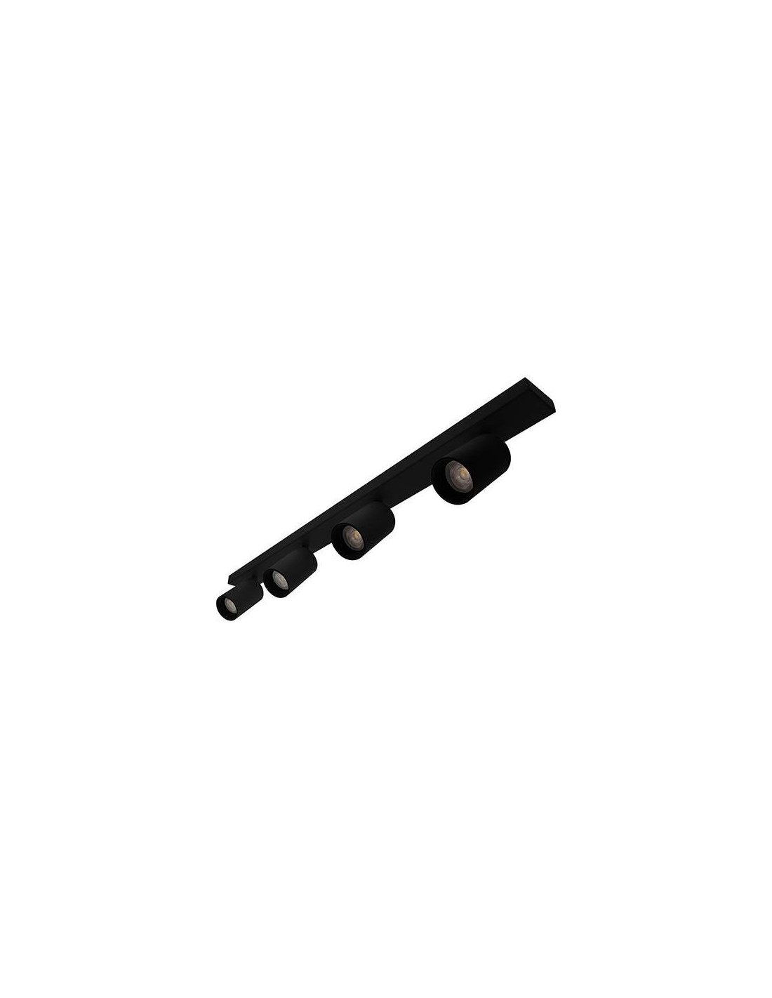 RIVA 4 GU10 MAX 4X10W PAR16 NOIR MAT