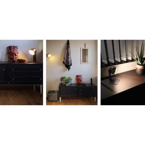 BASE LAMPE DE BUREAU NOIR