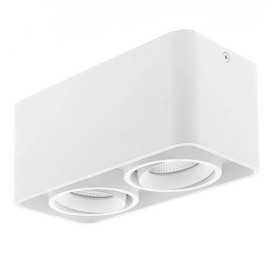 LUPO 2 2x10W 2x500Lm 3000K 38° BLANC MAT