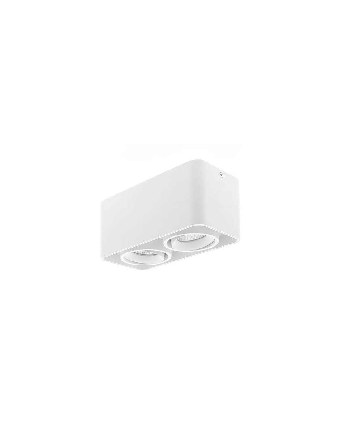 LUPO 2 2x10W 2x500Lm 3000K 38° BLANC MAT