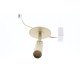 MILO 3 5W 460Lm 2700K 40° DIM LAITON BROSSE