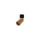 OKTO C GU10 MAX10W PAR16 NOIR MAT - OR ROSE