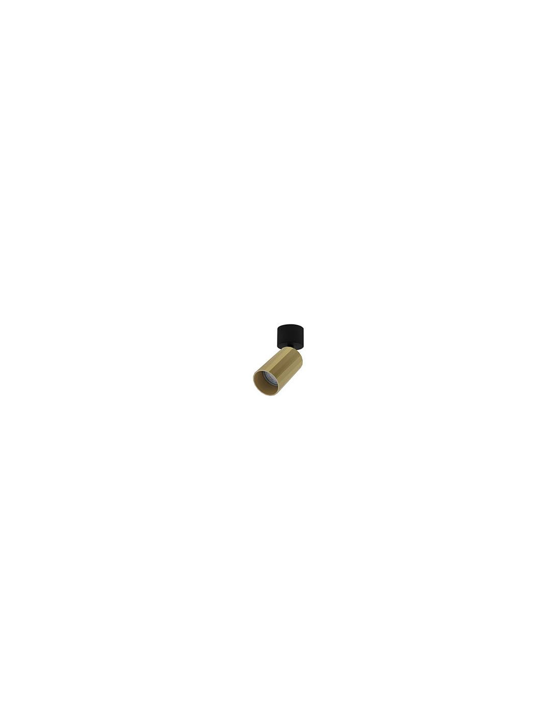 OKTO C GU10 MAX10W PAR16 NOIR MAT - CHAMPAGNE
