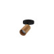 OKTO 1 C GU10 MAX10W PAR16 NOIR MAT - OR ROSE