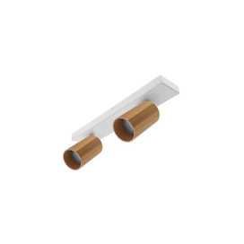 OKTO 2 C GU10 MAX 2X10W PAR16 BLANC MAT - OR ROSE