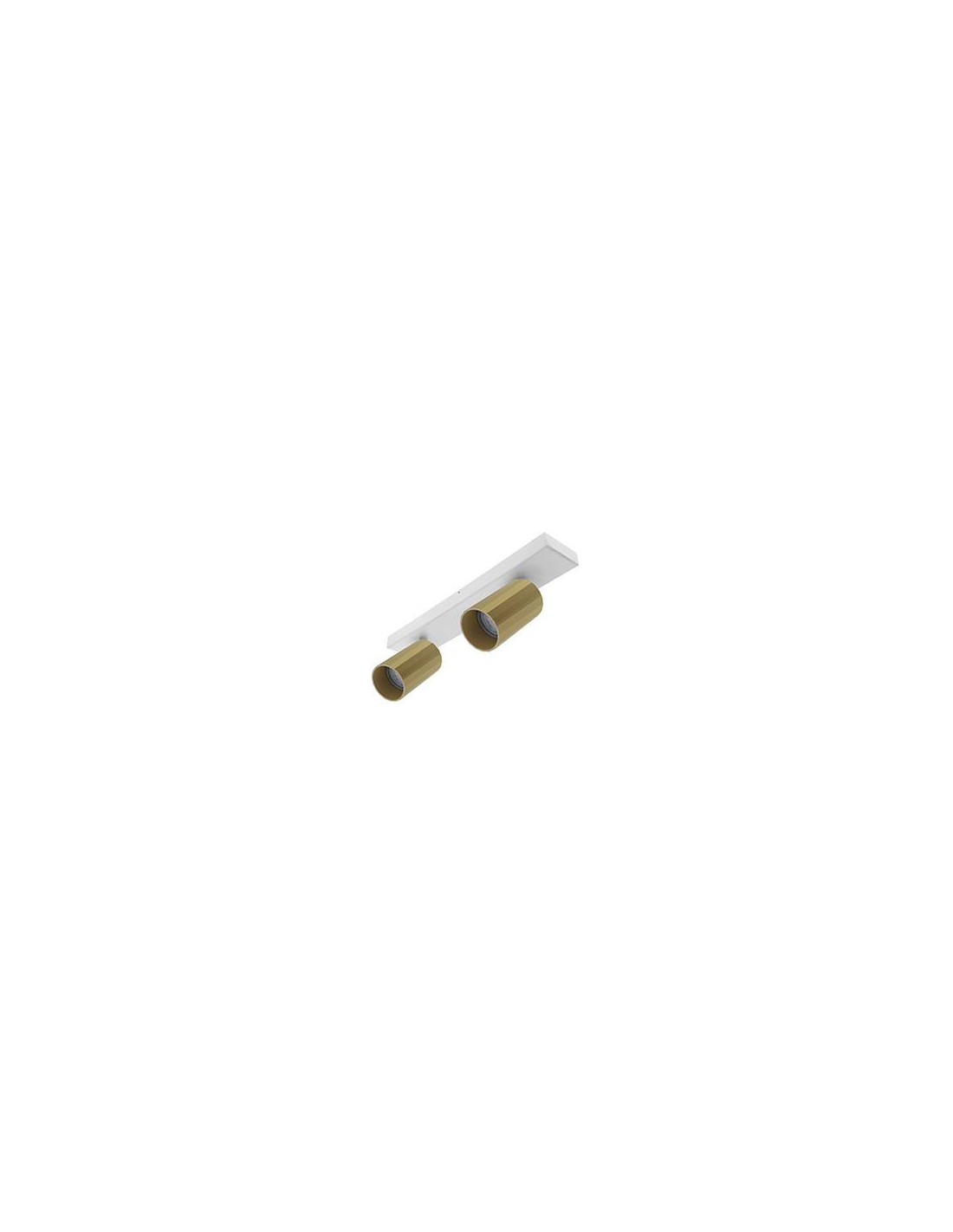OKTO 2 C GU10 MAX 2X10W PAR16 BLANC MAT - CHAMPAGNE