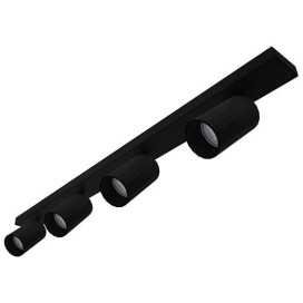 OKTO 4 C GU10 MAX 4X10W PAR16 NOIR MAT