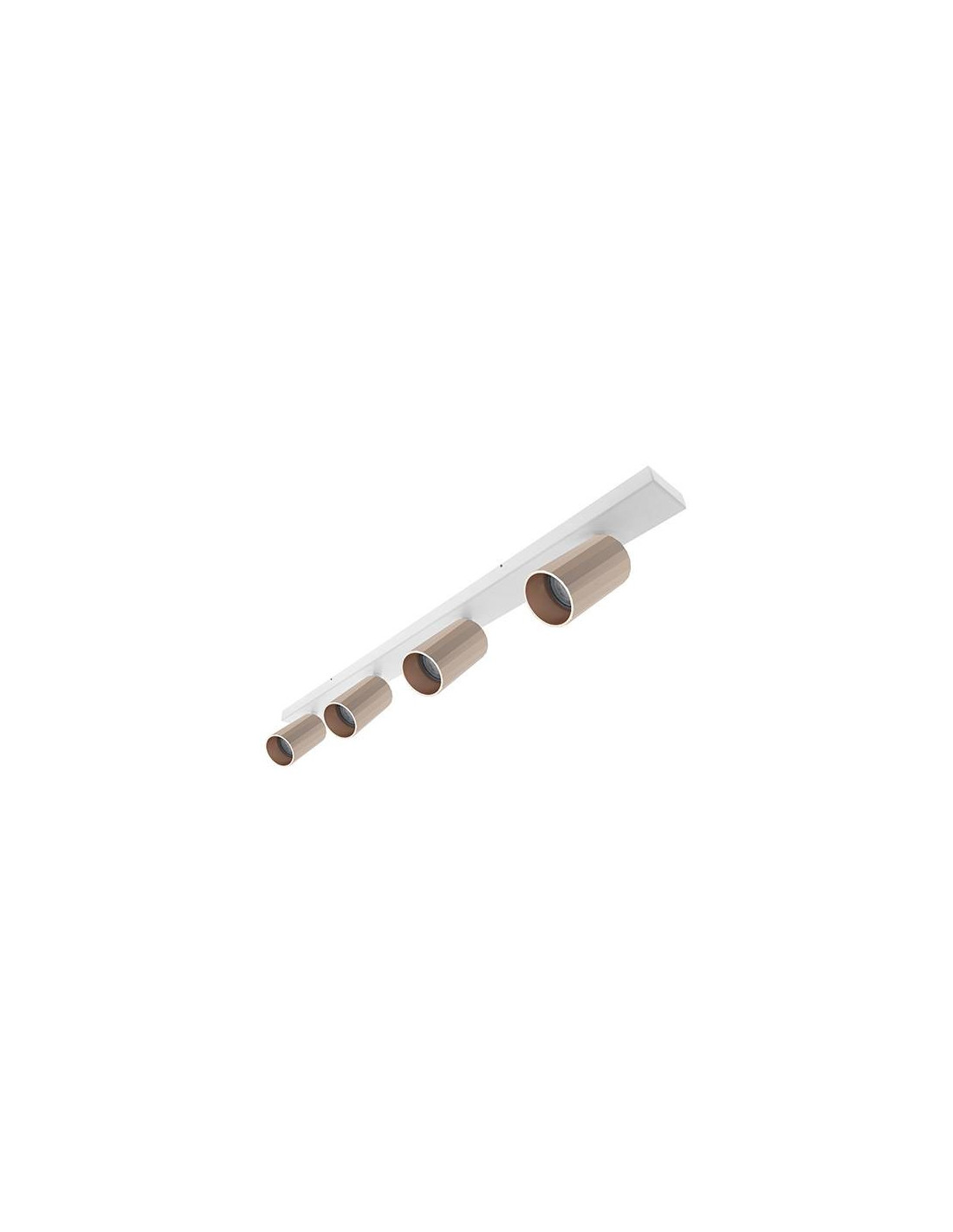 OKTO 4 C GU10 MAX 4X10W PAR16 BLANC MAT - ROSE