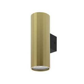 OKTO 2 GU10 MAX 2X10W PAR16 NOIR MAT - CHAMPAGNE