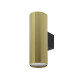 OKTO 2 GU10 MAX 2X10W PAR16 NOIR MAT - CHAMPAGNE