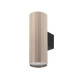 OKTO 2 GU10 MAX 2X10W PAR16 NOIR MAT - ROSE