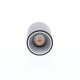 HAPPY 1 7W 3000K 600Lm 40° DIM NOIR MAT - ARGENT