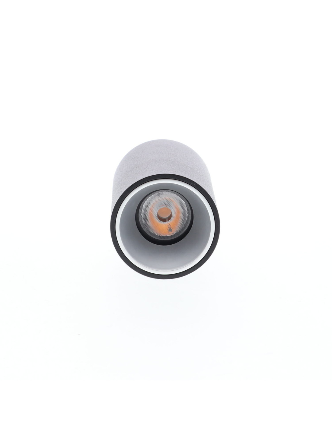 HAPPY 1 7W 3000K 600Lm 40° DIM NOIR MAT - ARGENT